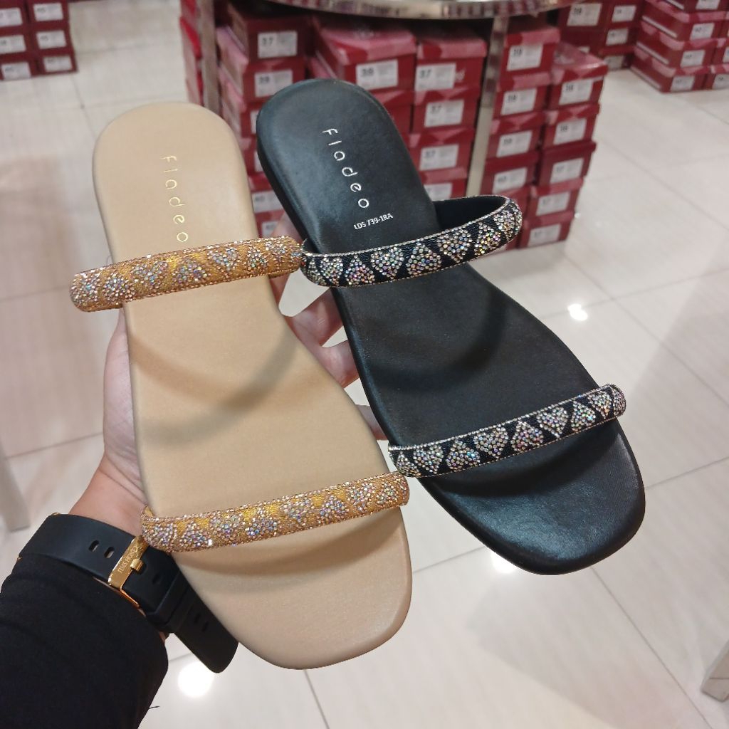sandal flat wanita FLADEO ori dari matahari