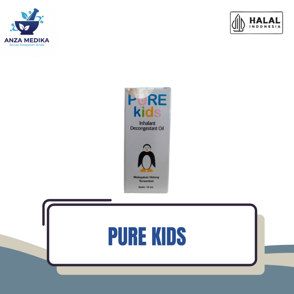 PURE KIDS OIL INHALATION – Minyak Uap Anak dan Bayi– Melegakan Hidung