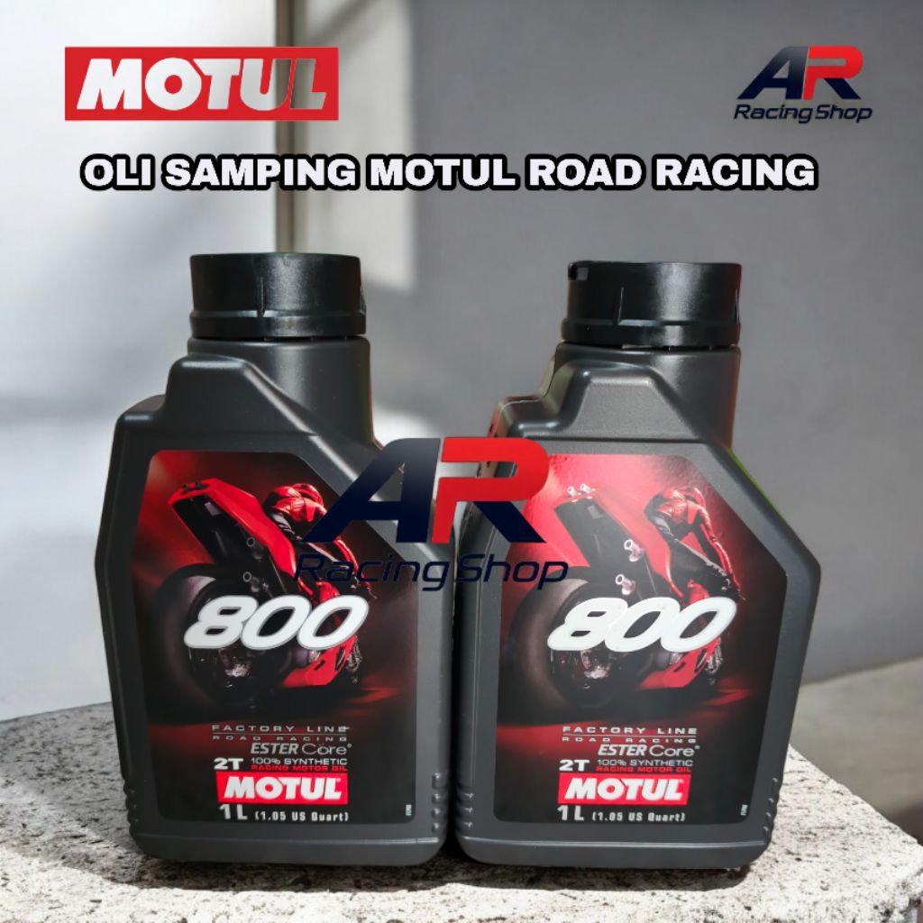 OLI SAMPING MOTUL 800 ROAD RACING 1 LITER 2T 2TAK ORI ORIGINAL MOTUL
