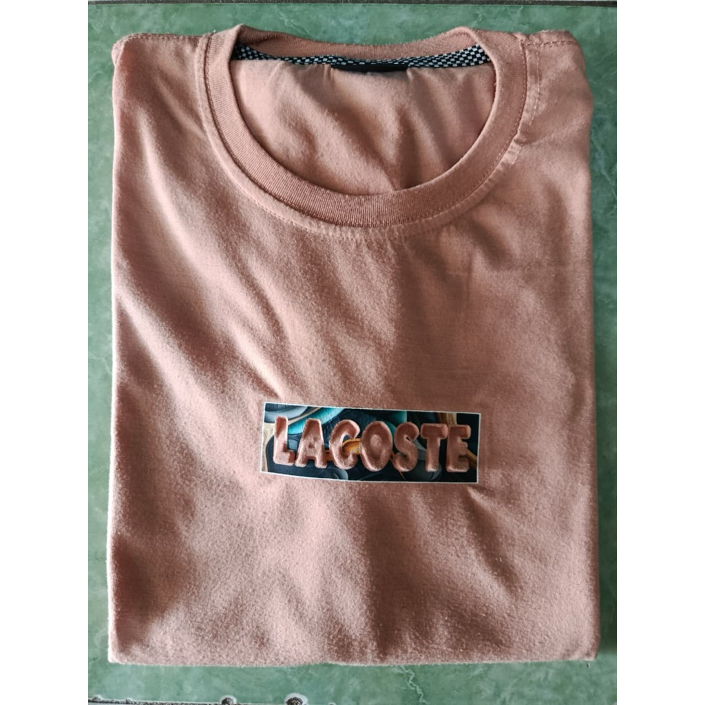 KAOS DISTRO PREMIUM EMBOS LACOSTE PRIA DAN WANITA