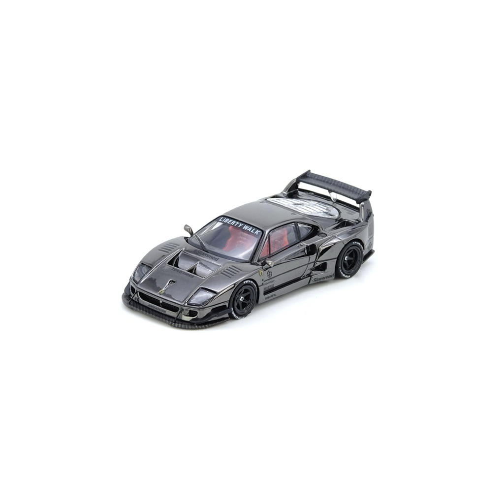 Inno64 LBWK Ferarri F40 Chrome Black