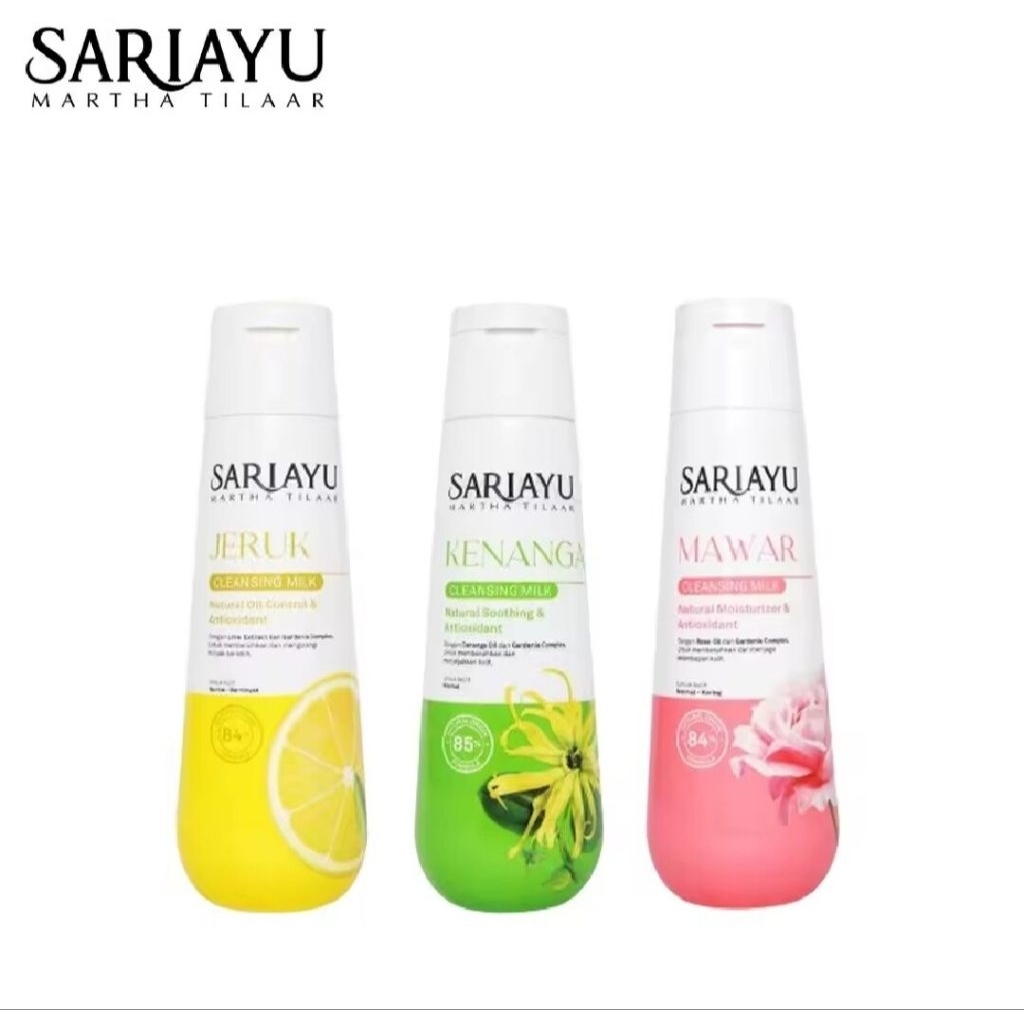 Sariayu Cleansing Milk Pembersih Wajah (Jeruk Mawar Kenanga)