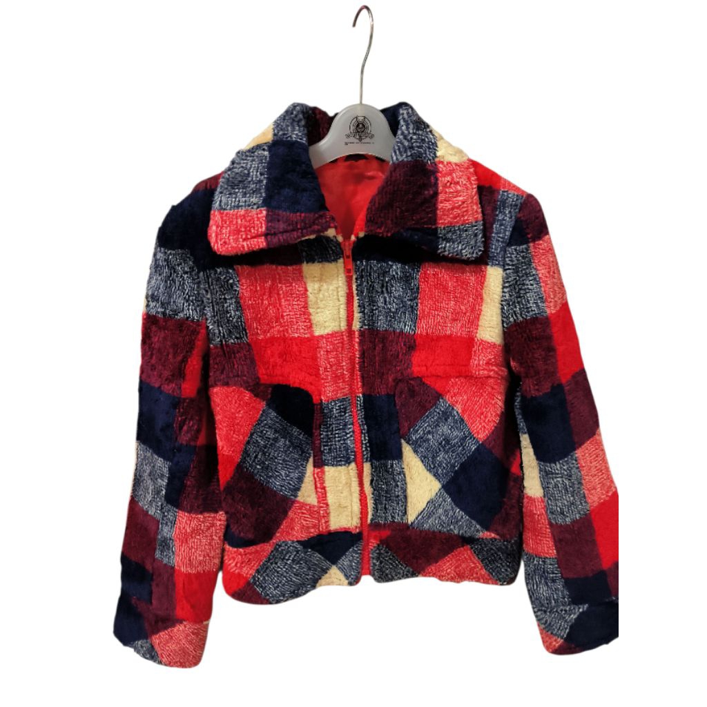 Jaket Crop Sherpa Anak HANASAKI