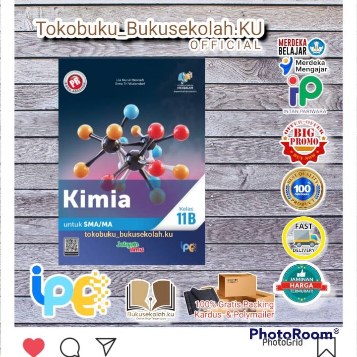 diskon BUKU PR ASESMEN KIMIA KELAS 11 SEMESTER 1, 2 KUR MERDEKA Terbaru 2025/2026 INTAN PARIWARA