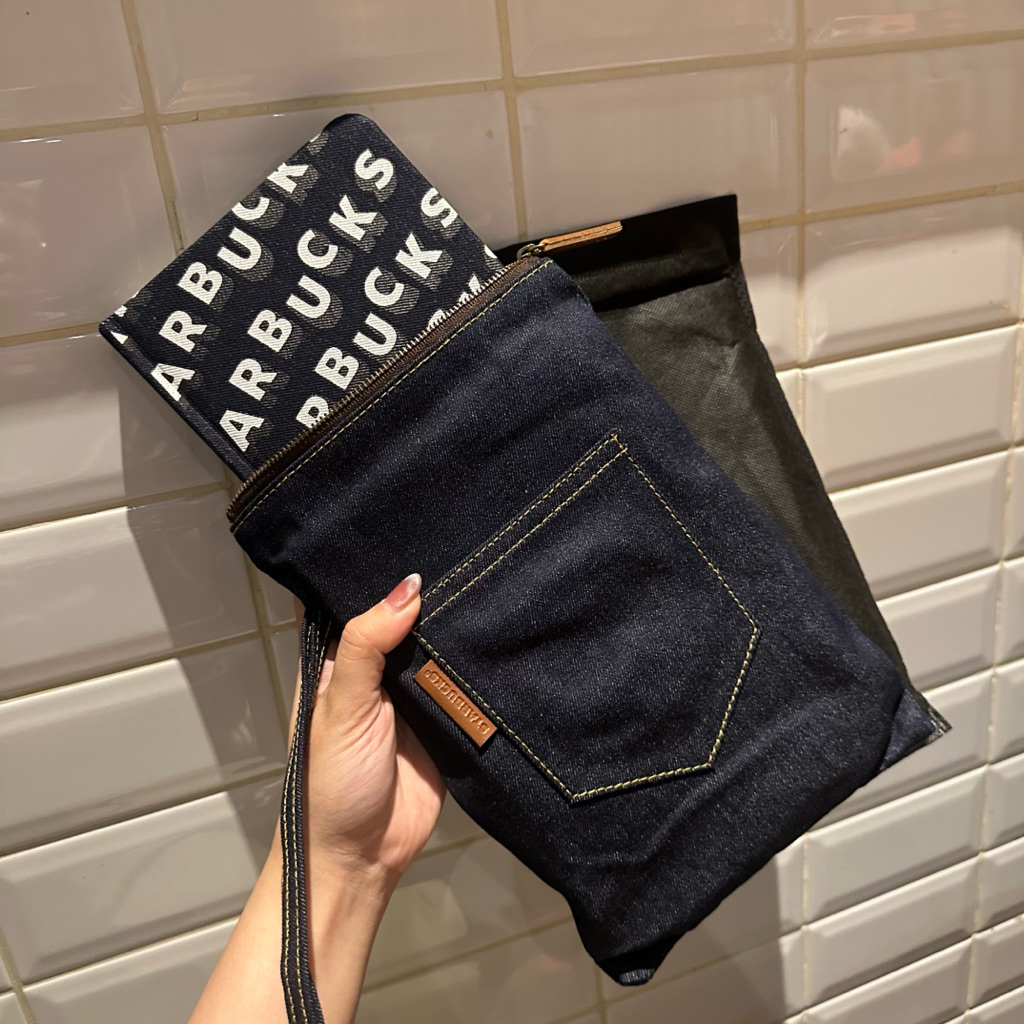 NEW Starbucks Agenda + Denim Pouch 2026 Edition Original Starbucks