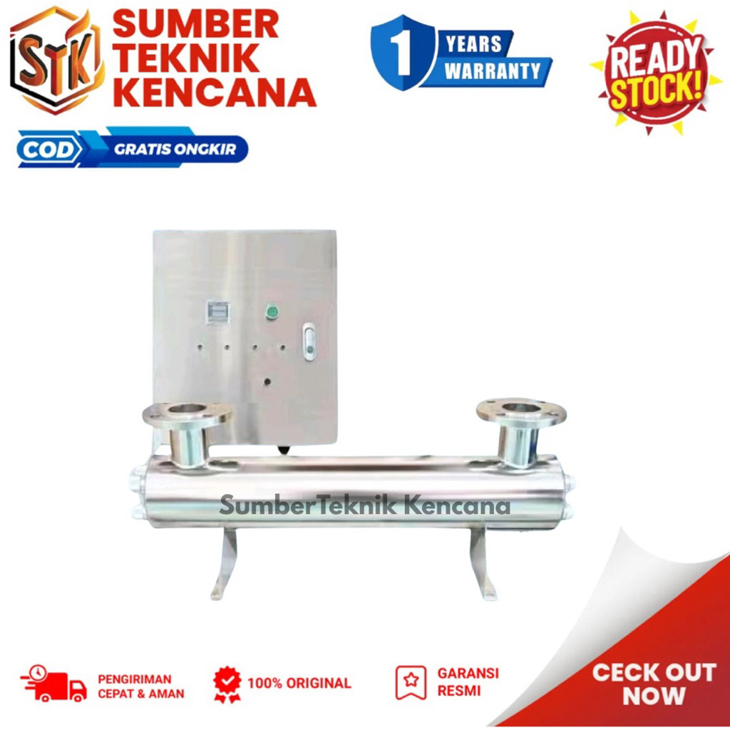 LAMPU UV 250GPM 50M3/H SS 6 lampu / ULTRAVIOLET UV 250 GPM