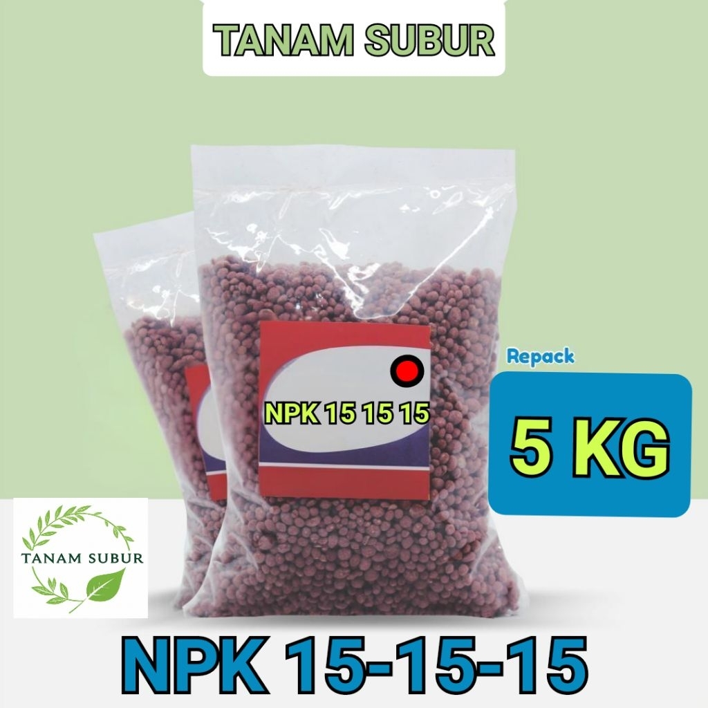 PUPUK NPK 15-15-15 5KG | NPK 15-15-15 PHONSKA | PUPUK CAMPURAN UREA ZA | PUPUK NPK 15-15-15 MURAH | 