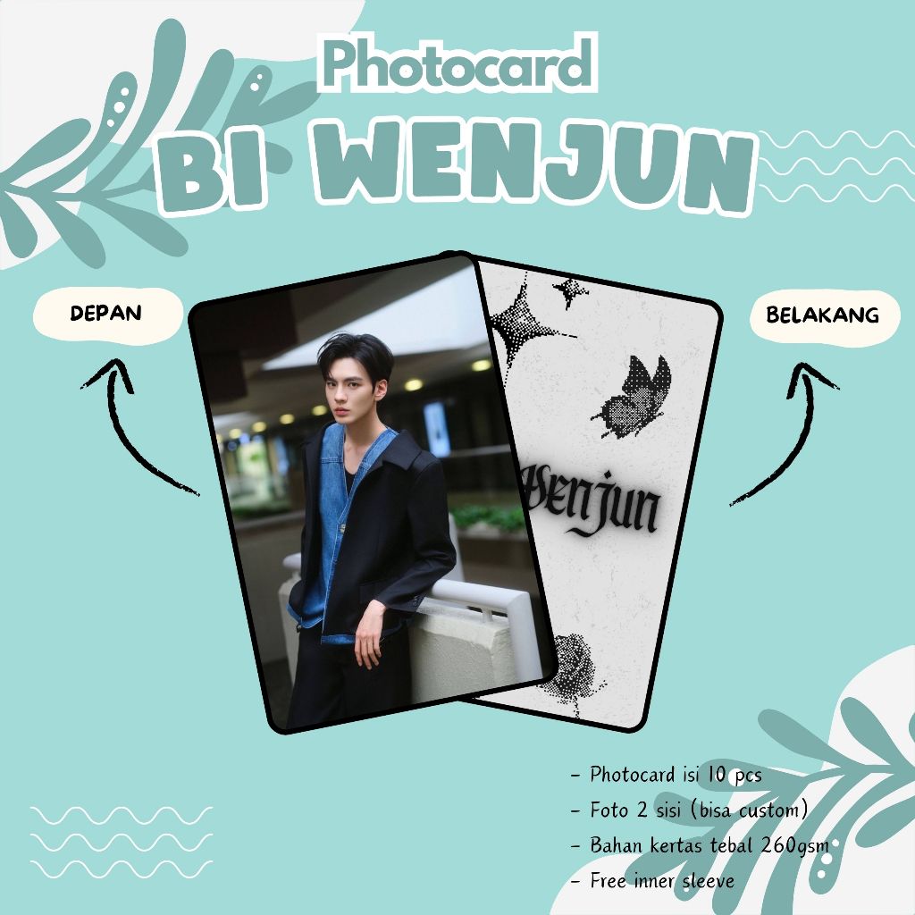 (10 PCS) PHOTOCARDS BI WENJUN