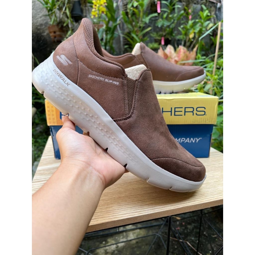 Sepatu Skechers Go Walk Flex-Ray  Brown Size 42 Original Sale Sport Station