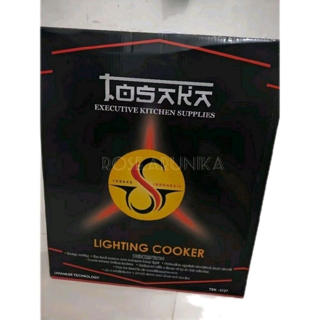 Kompor Listrik Low Watt Tosaka - TSK-0127, kompor halogen cooker