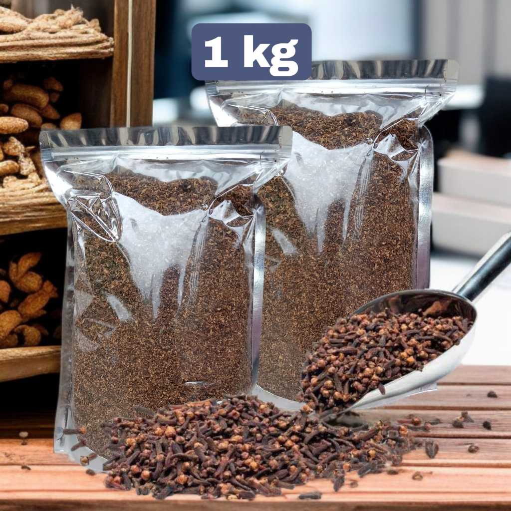 1 kg Cengkeh Lokal organik Rajang kering campuran rempah alami untuk masak obat terapi dan lainnya