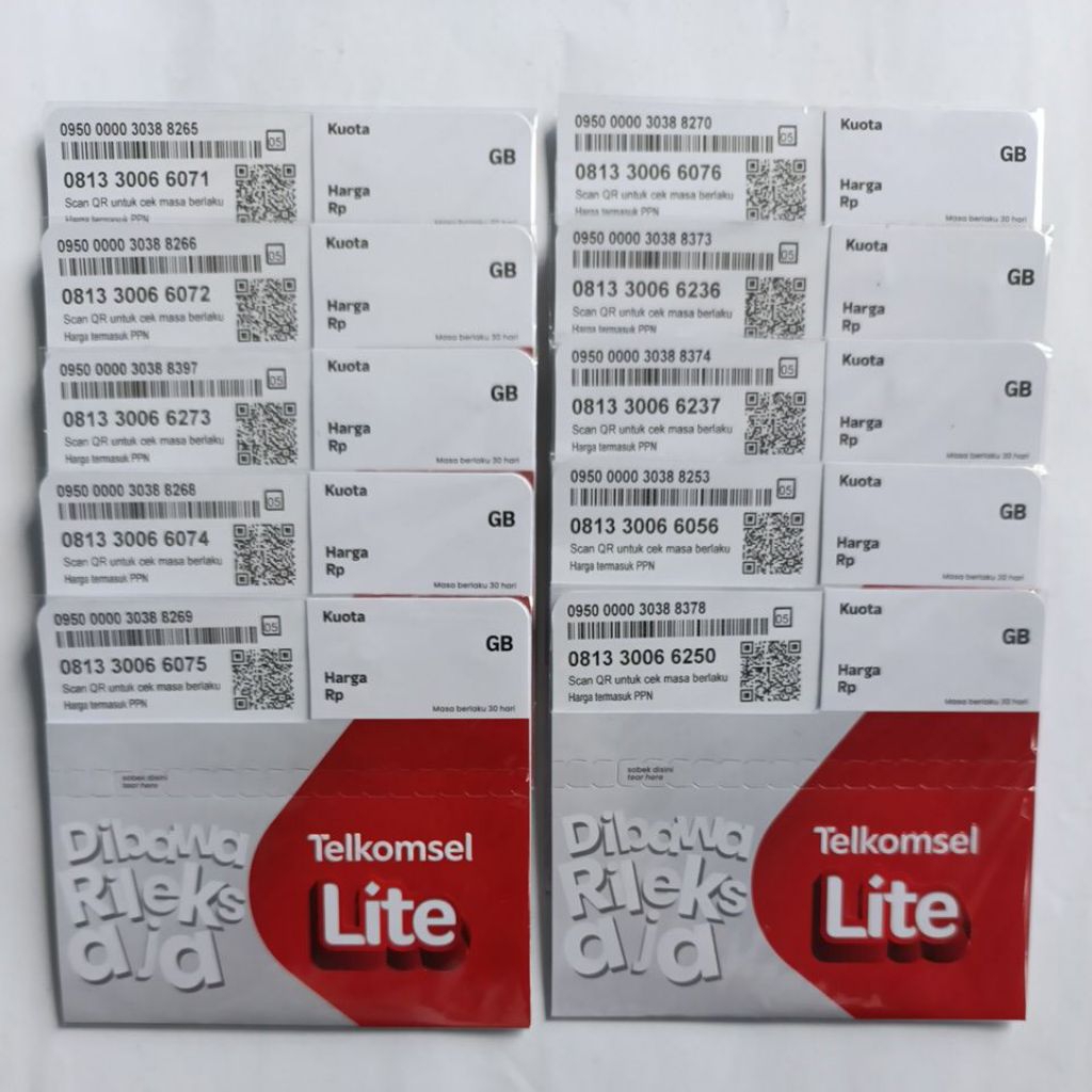 Nomor Cantik Telkomsel Rapi Bonus Kuota 3gb / 081 33 00 66