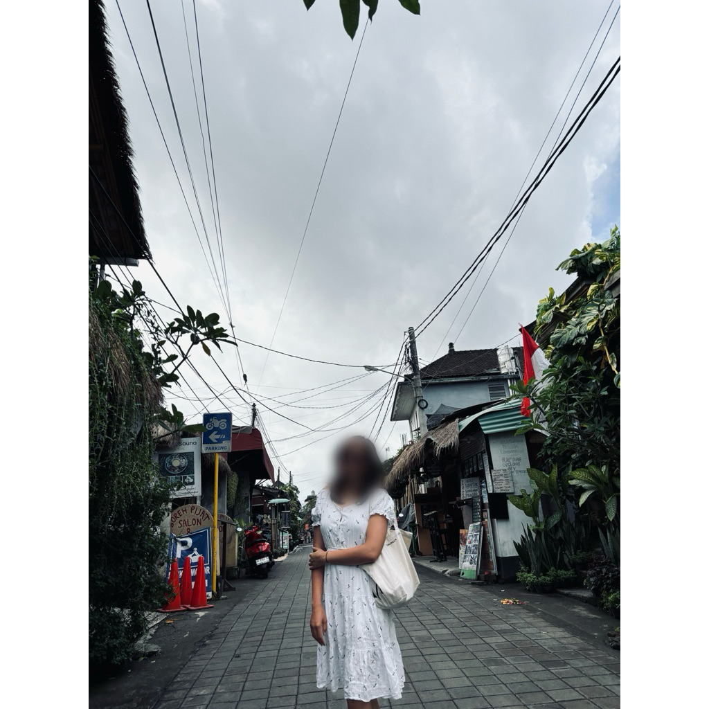 Dress Bangkok Floral Style Kancing Hidup