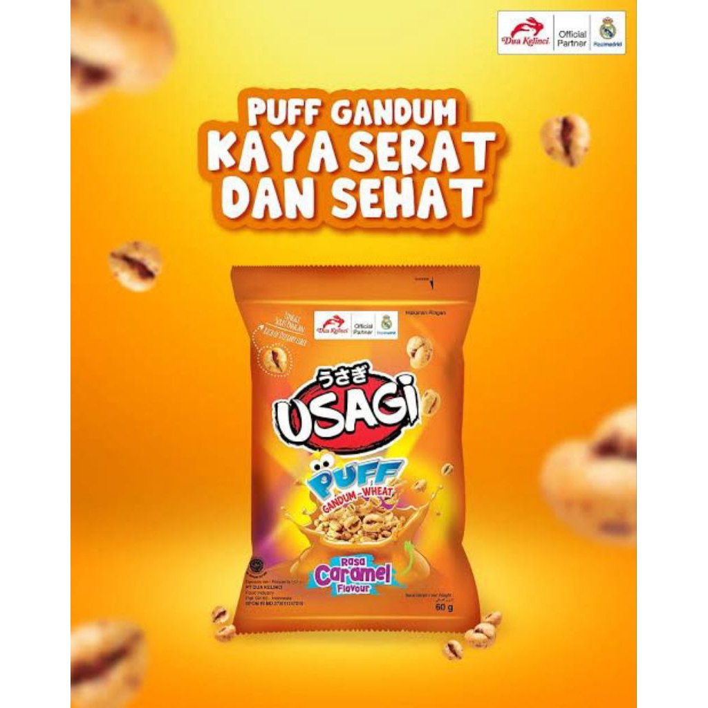 Usagi Puff Gandum Wheat Caramel