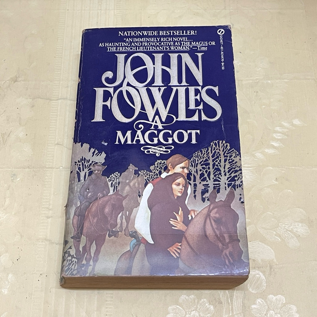 Novel A MAGGOT by JOHN FOWLES
