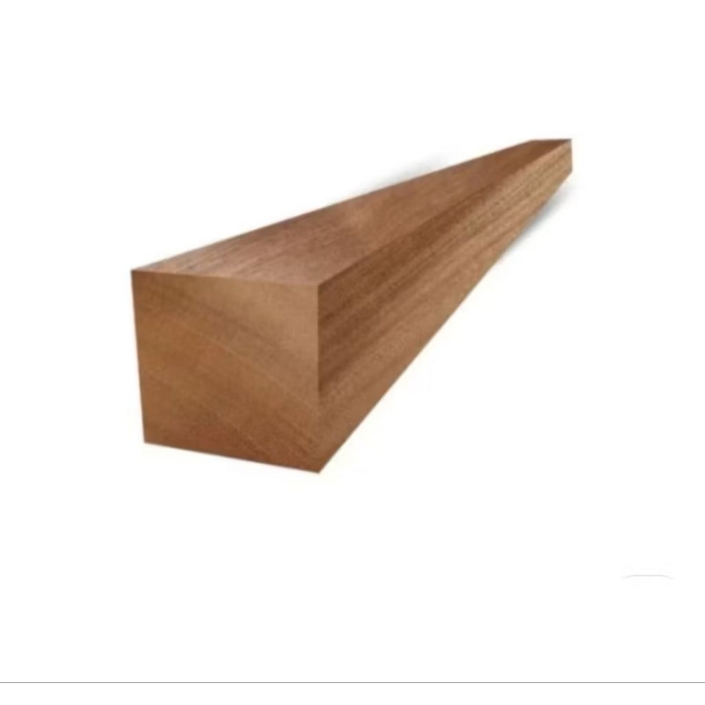 balok kayu jati perhutani ukuran 3x3panjang120cmserut halus