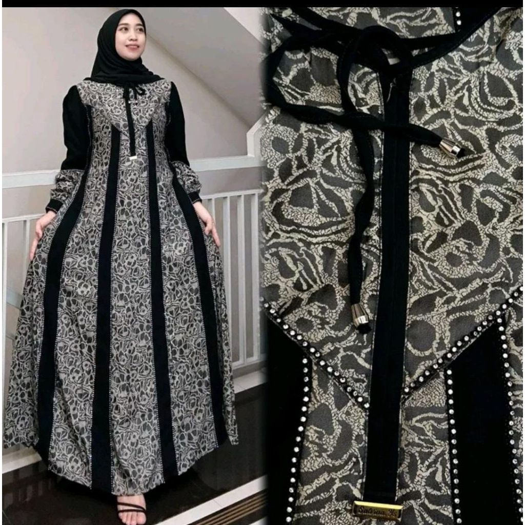 gamis bangkok/gamis katbol/gamis salvina ori
