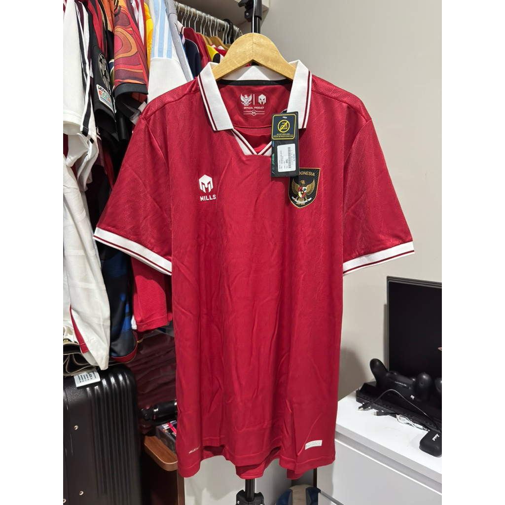 JERSEY HOME TIMNAS INDONESIA SS LENGAN PENDEK MILLS 2022