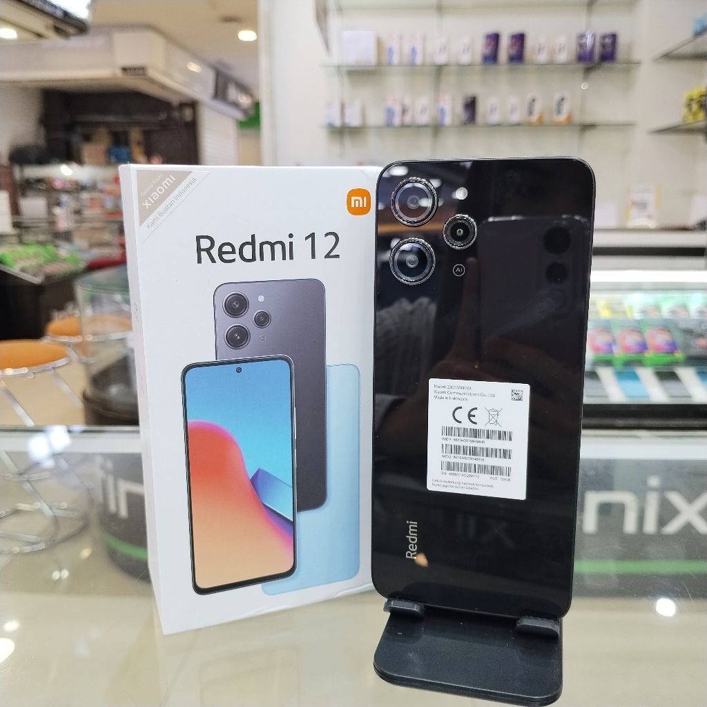 XIAOMI REDMI 12 8/128 XIAOMI REDMI12 8/128 SECOND BEKAS GARANASI RESMIe