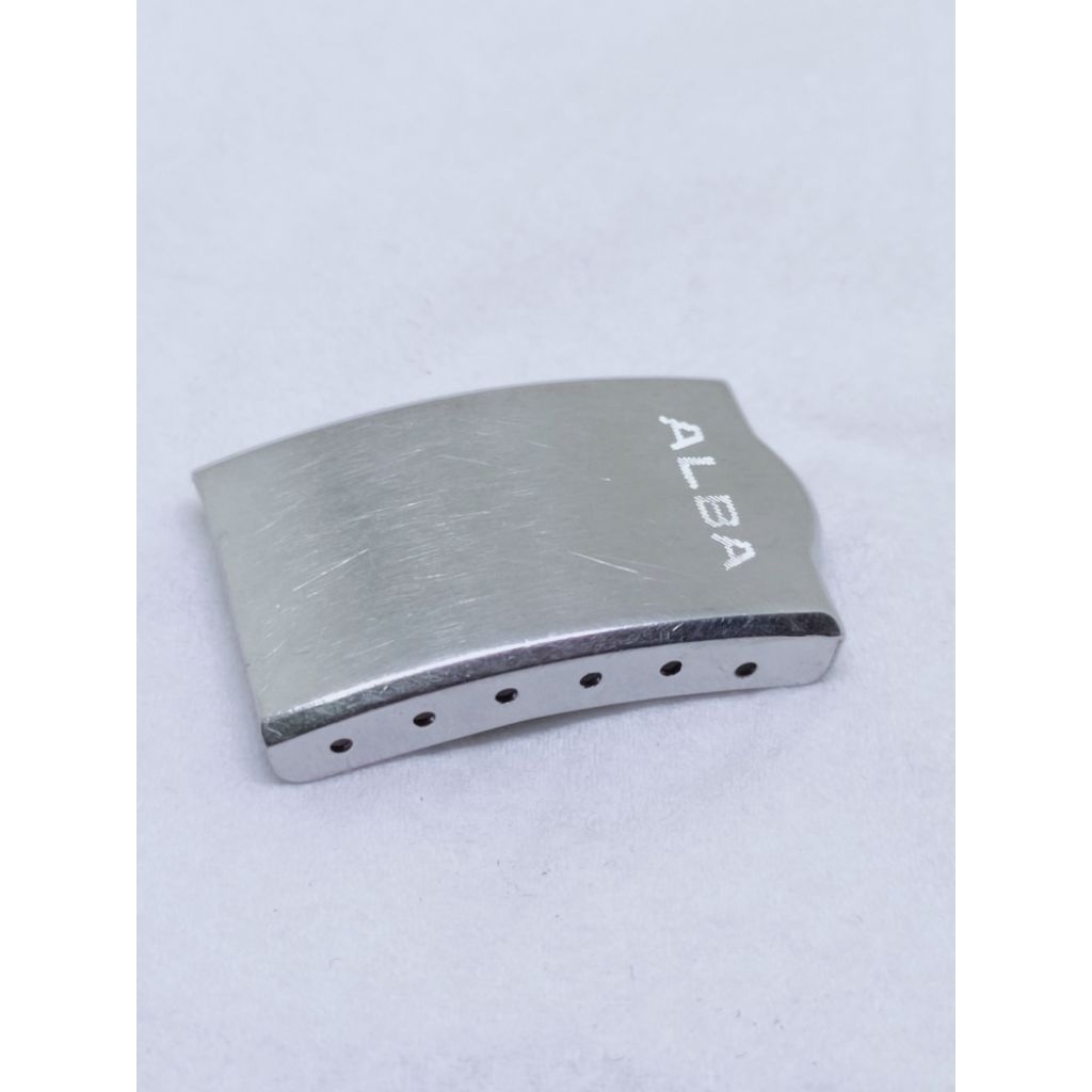 Alba watch original part clasp buckle bracelet stainless kunci pengait rantai jam tangan sports klas