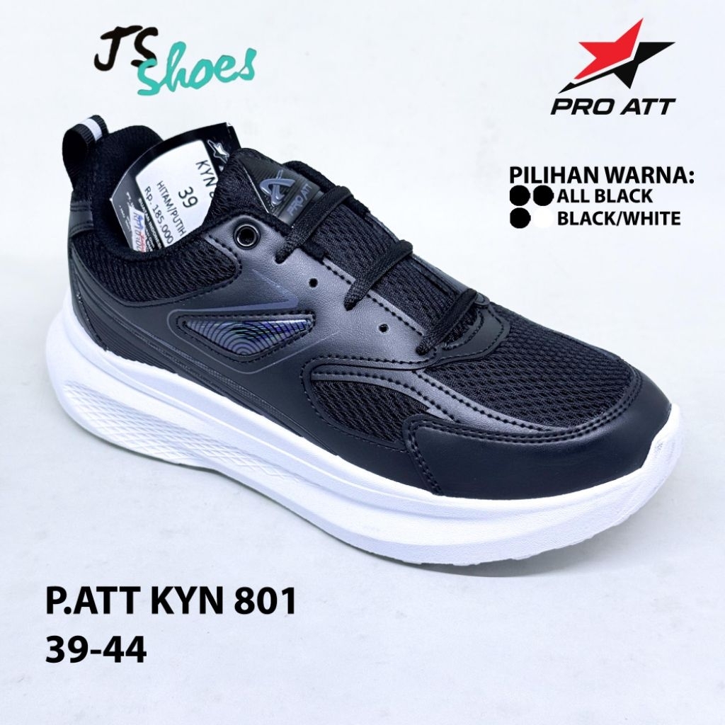 PRO ATT KYN 801 - SEPATU SEKOLAH TALI ANAK DEWASA MERK PRO ATT ORIGINAL