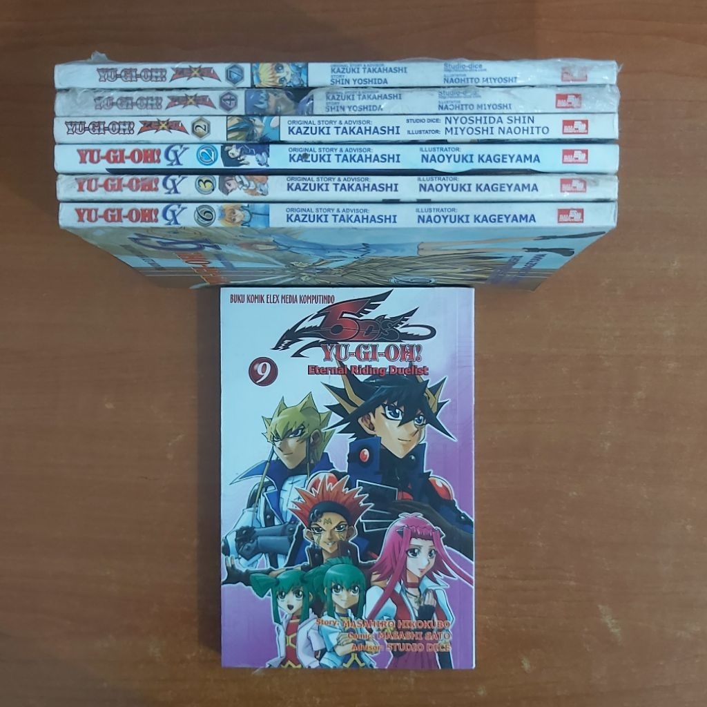 YU-GI-OH - KOMIK YUGIOH , YU-GI-OH GX, YU-GI-OH ZEXAL , YU-GI-OH 5DS - SEGEL & NON SEGEL MULUSSS