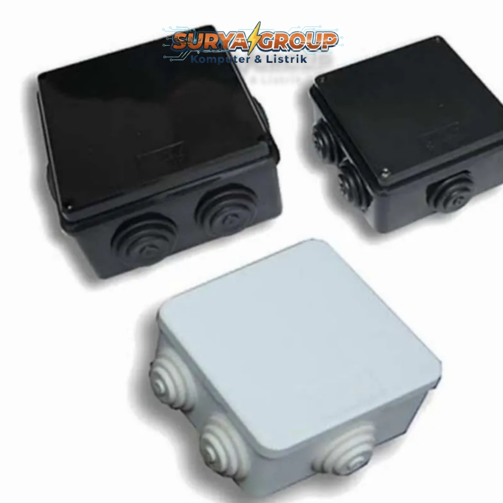 DORADOS / JUNCTION BOX / Kotak Duradus Instalasi Listrik CCTV Sambungan warna Hitam / Putih
