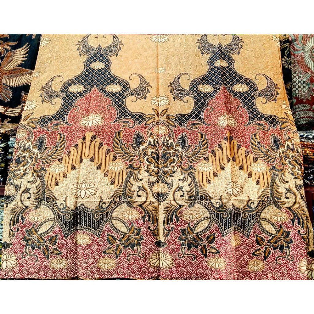 Kain Batik Cabut Solo Premium Motif Garuda Kencana / Gurdo