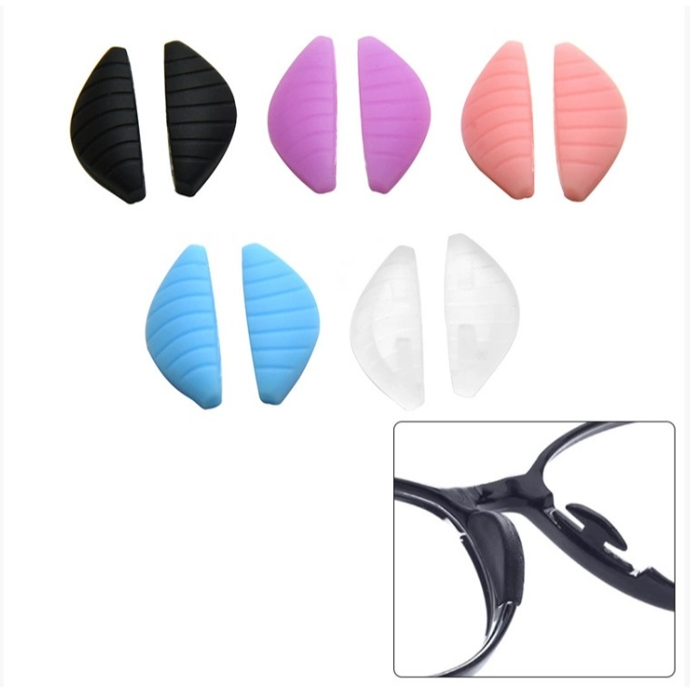 Bantalan Hidung kacamata silicone pelapis bantalan hidung kacamata nosepad020