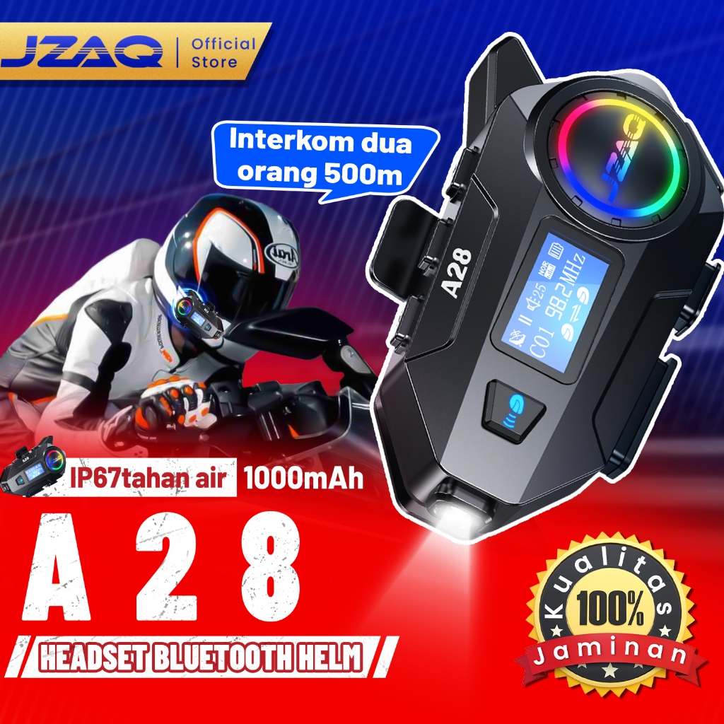Intercom Helm Motor Headset Helm Bluetooth/intercom 2 orang/intercom helm/intercom helm waterproof/F