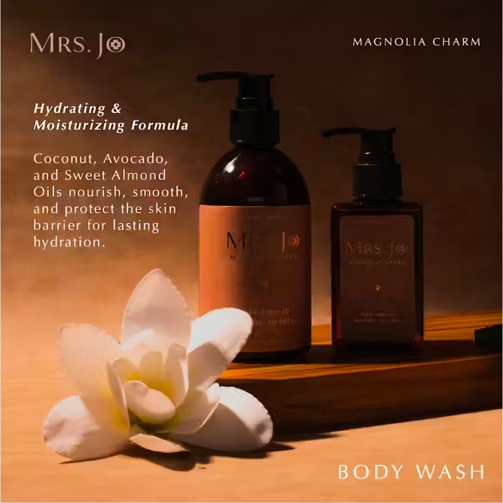 Mrs Jo Magnolia Charm Body Wash Aromatic Antibacterial Sabun Mandi Body Soap Bunga Magnolia
