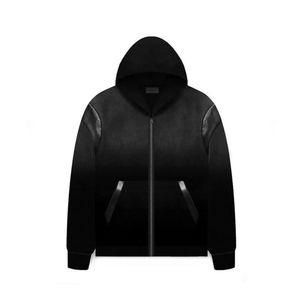 [ORIGINAL] Rucas Hoodie Zipper Embossed Paisley Leather Zip Hoodie Bimo PD Picky Picks