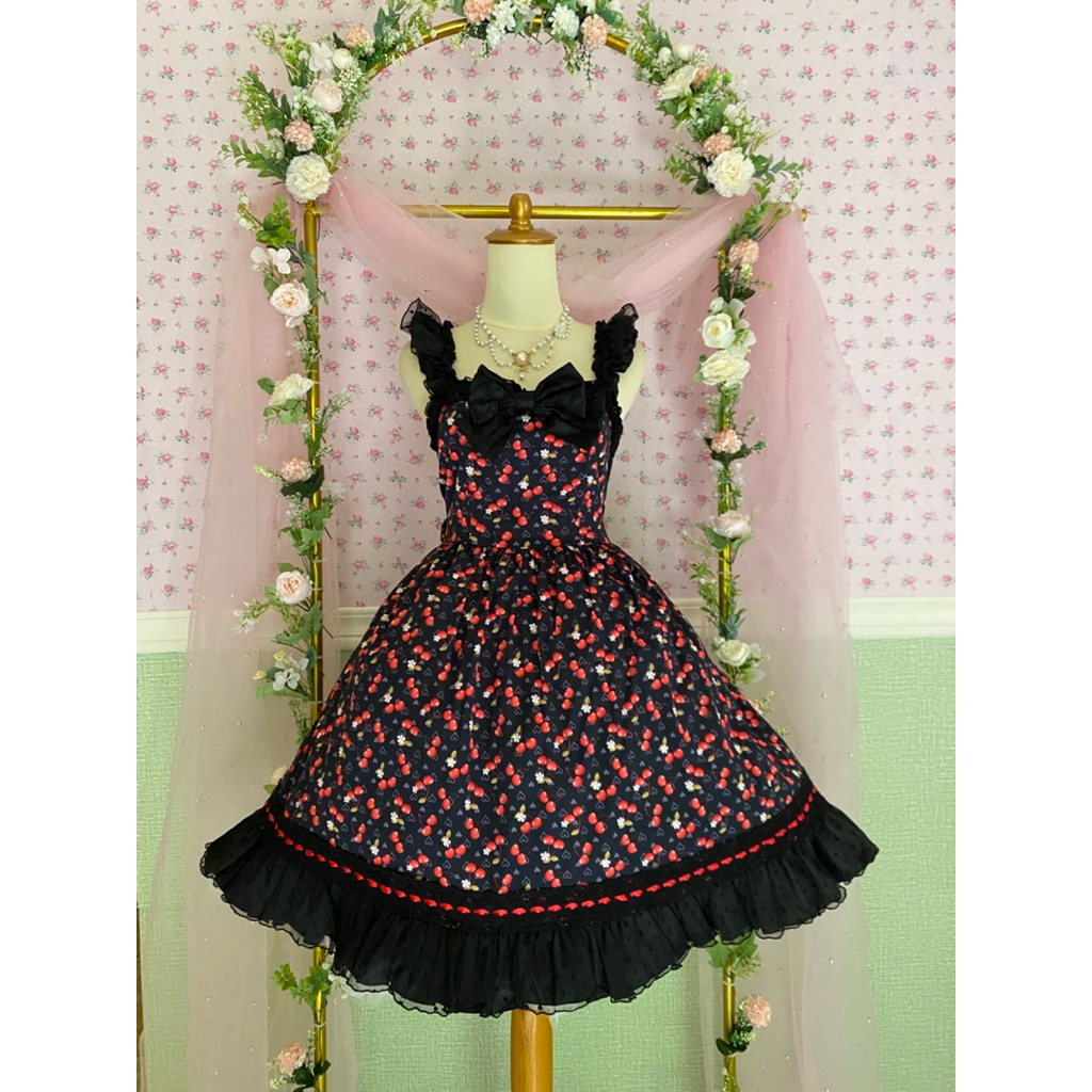 Bodyline Japanese Lolita Dress Cherry Kawaii Style Dress