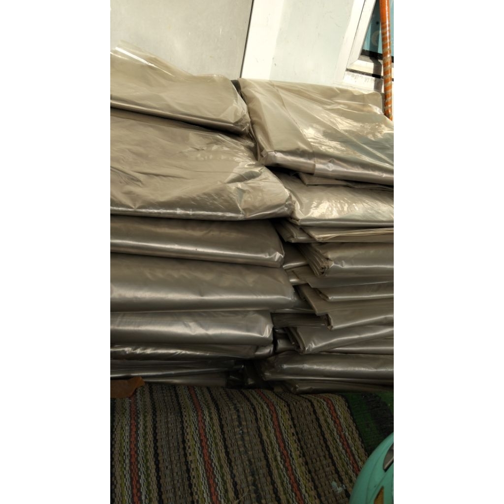 plastik Pe serbaguna 4x10 baru.100 micron tanpa sambungan