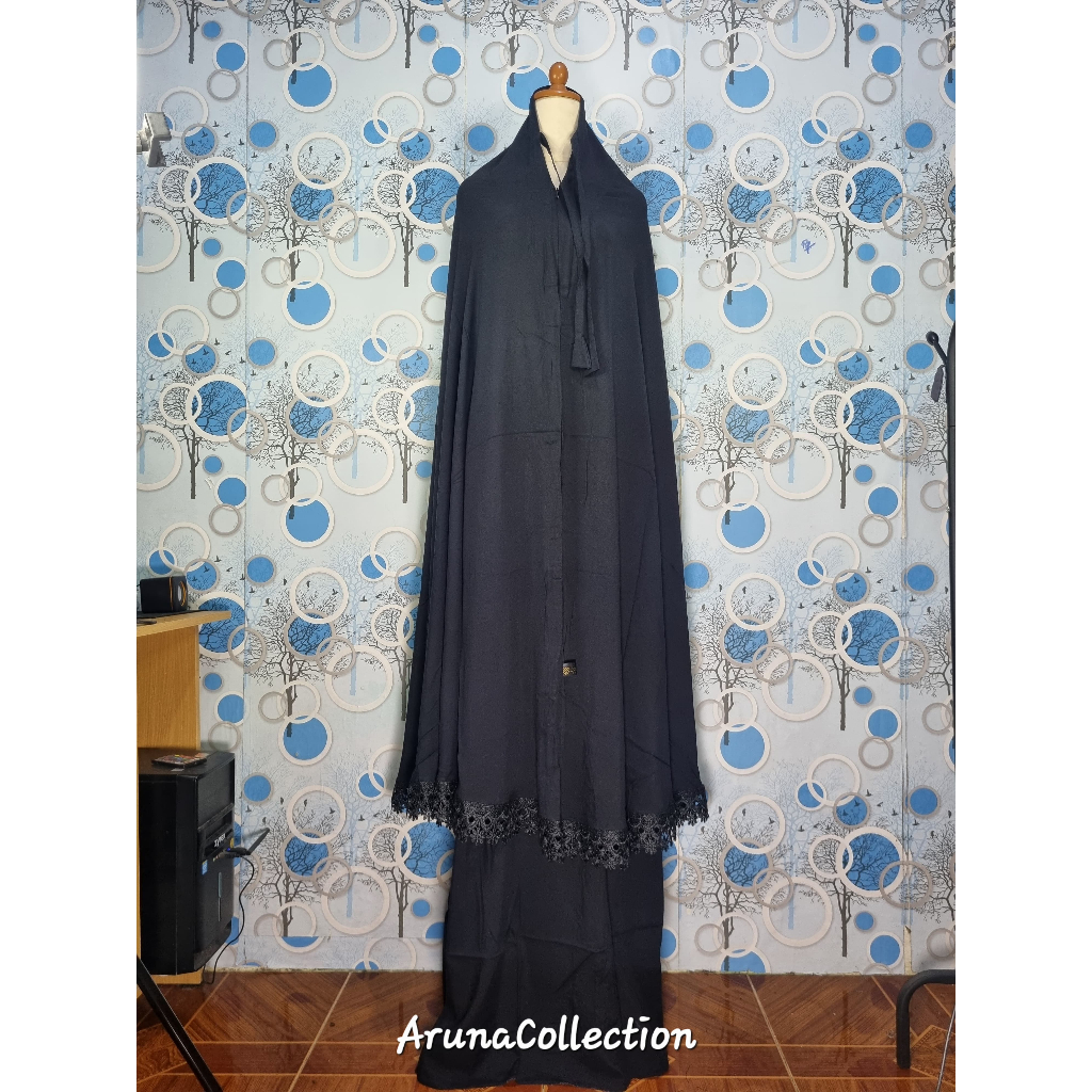 MUKENA RAYON POLOS JUMBO BAHAN ADEM