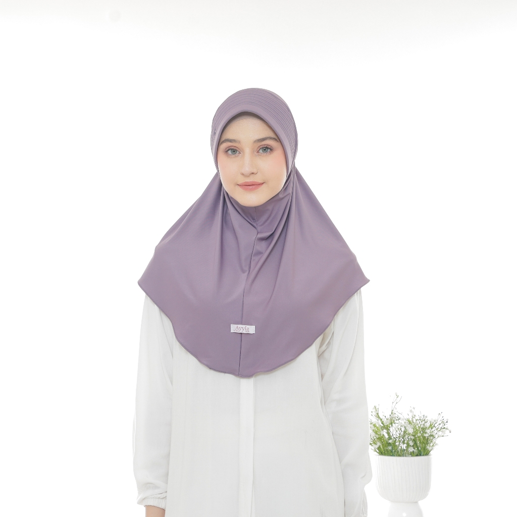 Jilbab Bergo Hamidah Ukuran S Hijab Instan Jersey Premium kerudung Bergo Instan Daily