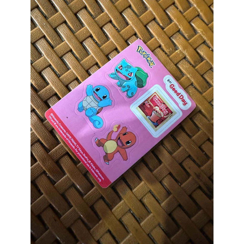 sticker pokemon edisi good day