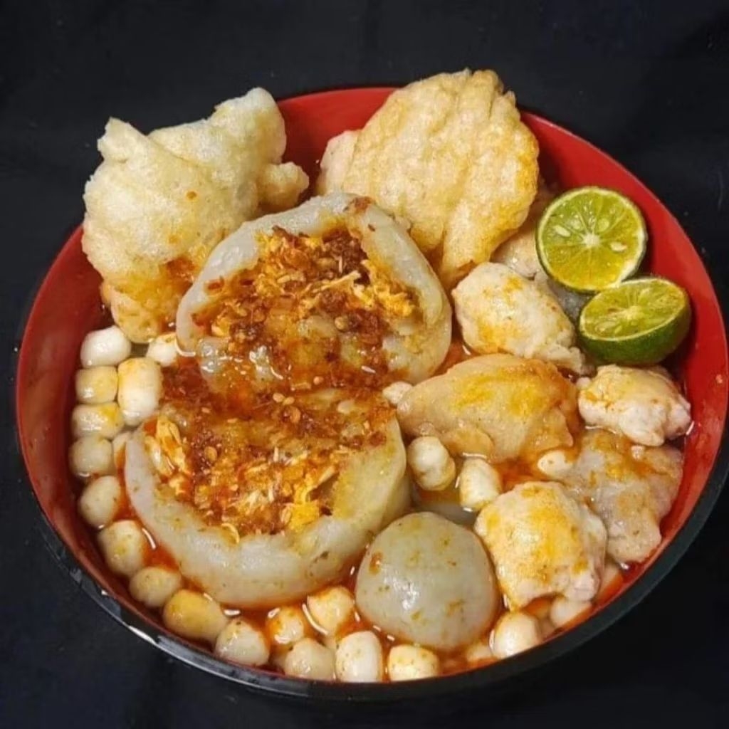 Paket Komplit Bakso Aci Jando Jumbo Besar Pedas Mercon Makanan Frozen Food Praktis Bakso Cilok