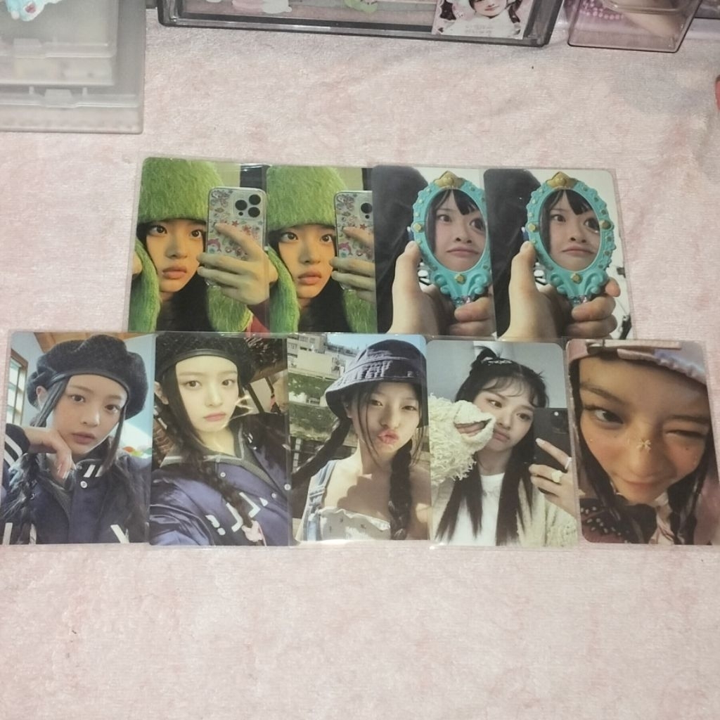 [ read desc ] ready wts want to sell official photocard hanni sg25 season greetings 2025 hanni kaca 