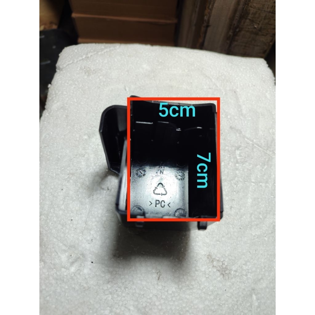 Tutup pengaman rilay overload kompresor kulkas freezer box aqua original