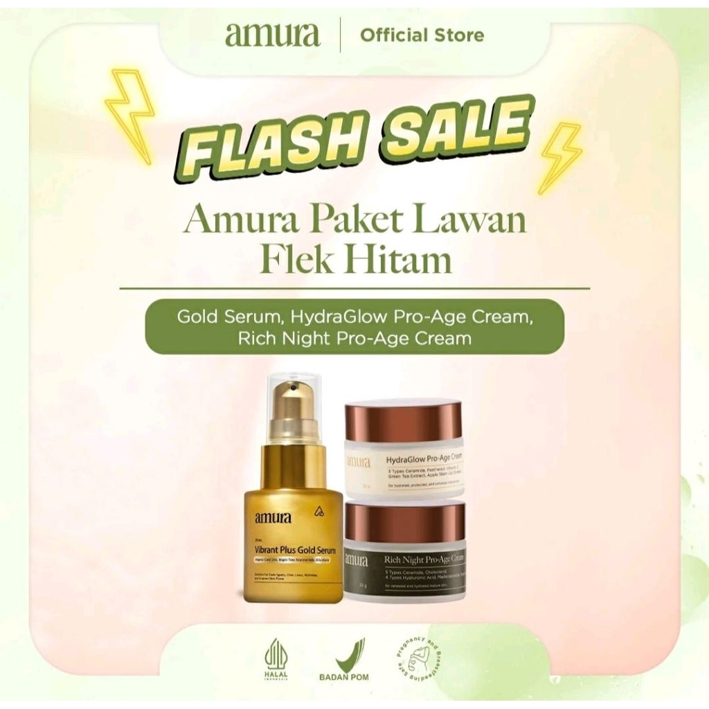 Amura - Brighter Started Kit Skincare Dewasa Mengatasi Flek Hitam