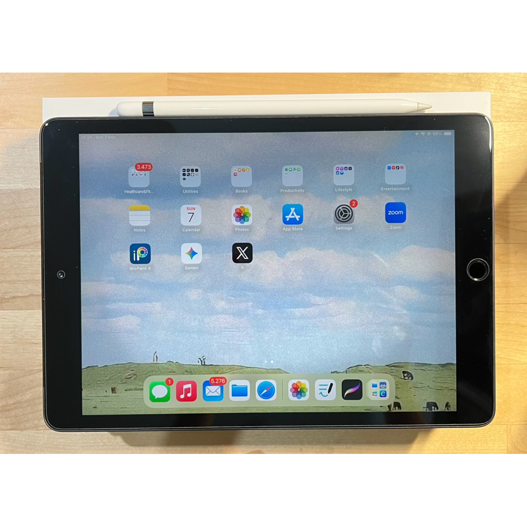 [PRELOVED] ipad gen 8 32gb asli ibox + apple pencil gen 1 second