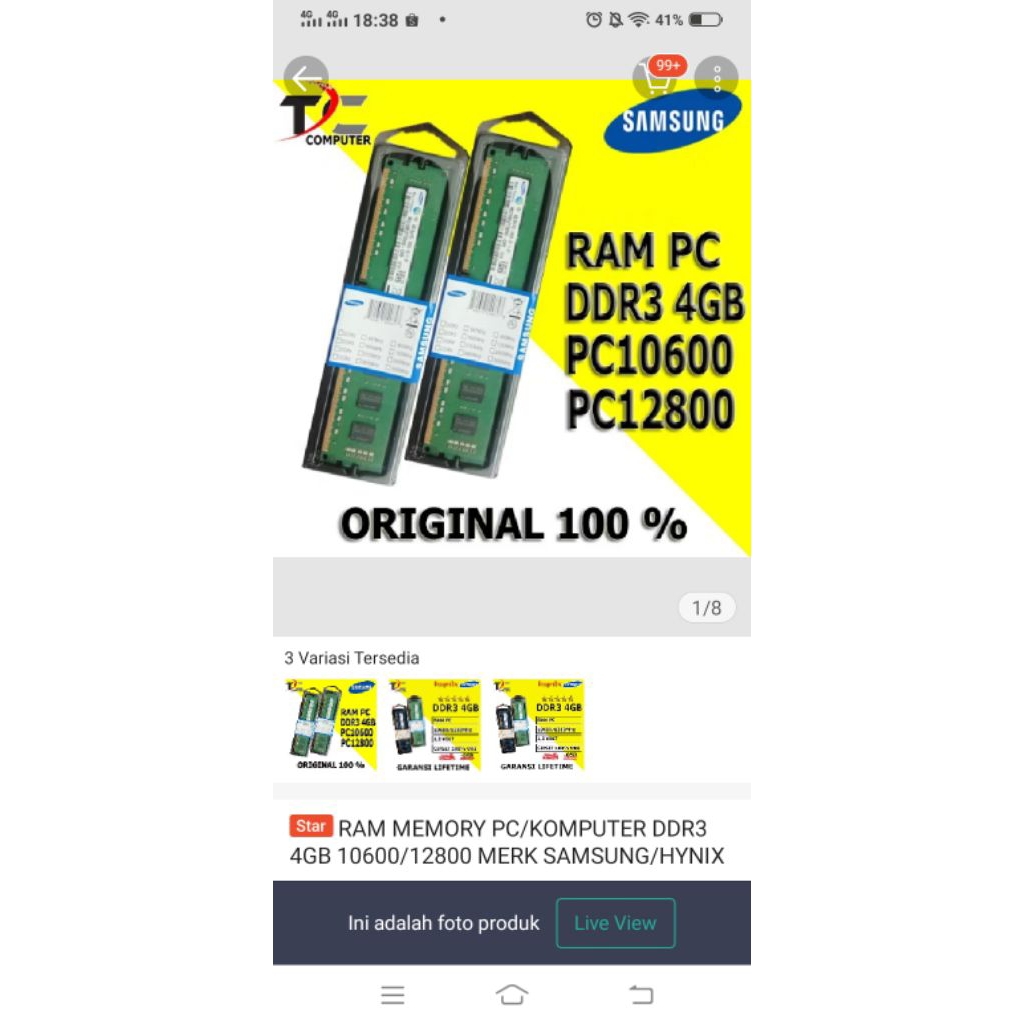 ram 2 pc 10600 ddr3 normal 100% (RAM 2)