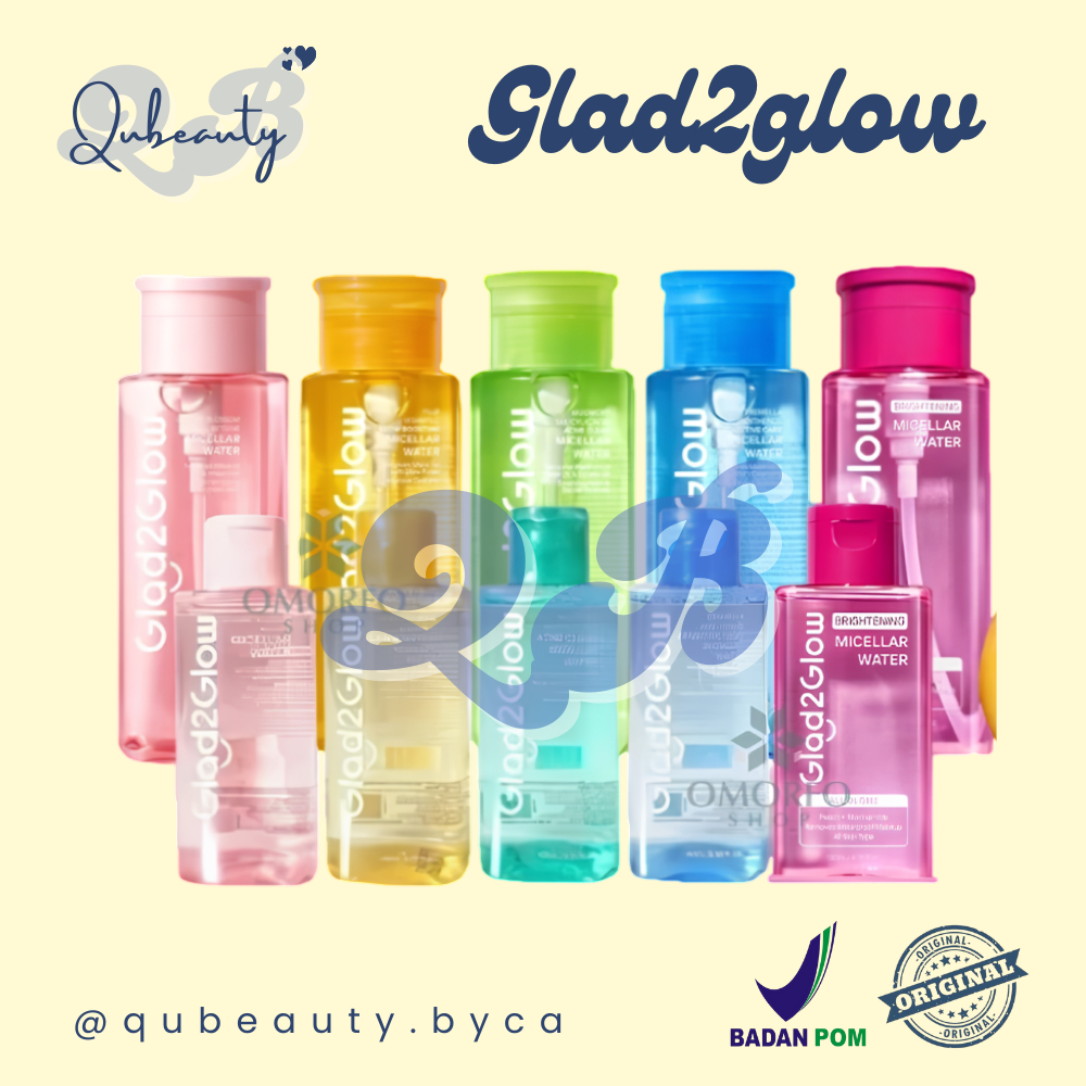 GLAD2GLOW MICELLAR WATER SERIES | Yuja Vitamin C Glow Boosting | Mugwort Salicylic Acid | Tremella P