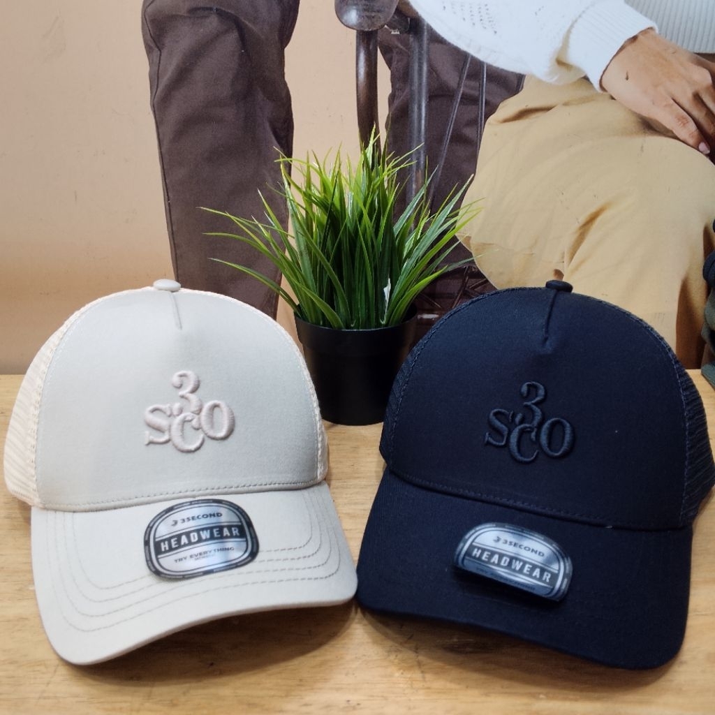 3SECOND - TOPI JARING / TRUCKER HAT PRIA ORIGINAL 3SECOND