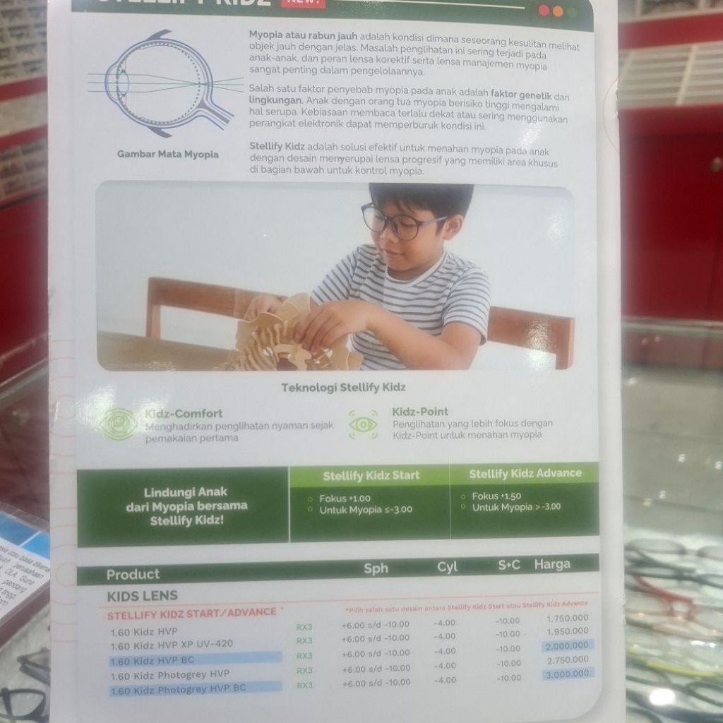 LINK LENSA HOYA PRISMA BLUERAY