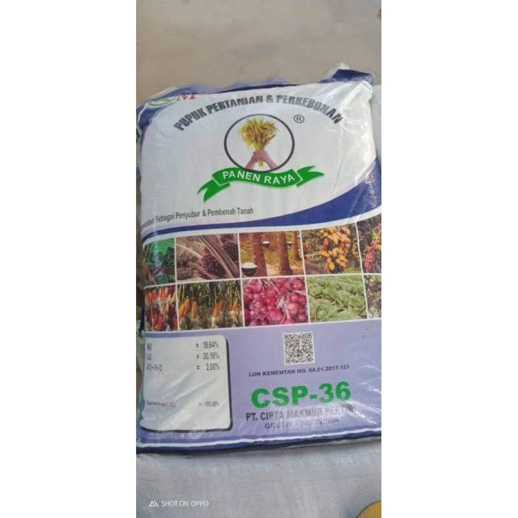 Pupuk CSP 36 – Nutrisi Lengkap untuk Pertumbuhan dan Panen Maksimal repack 1kg