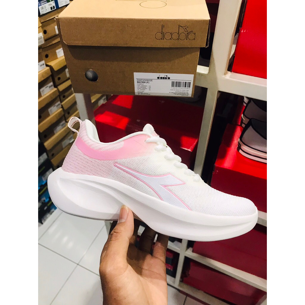 BIG SALE DIADORA NABLUS [DIAX15320905] ORIGINAL SEPATU WANITA/PUTIH/RUNNING/LARI/SNEAKERS