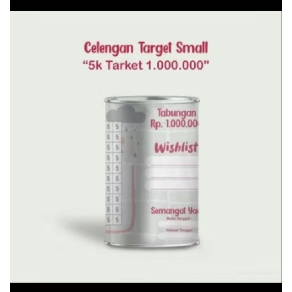 Celengan Target Nabung 1jt
