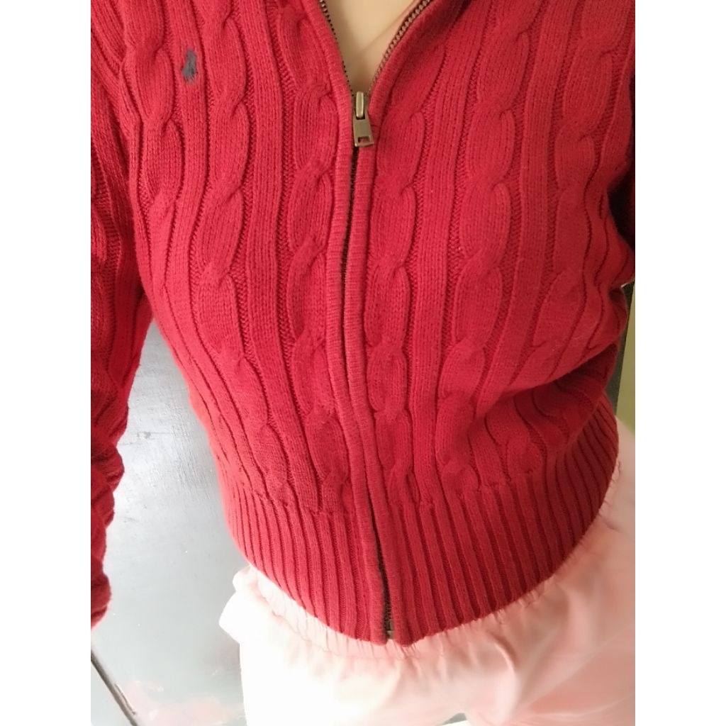 Zipper cardigan Ralph lauren Cable knit
